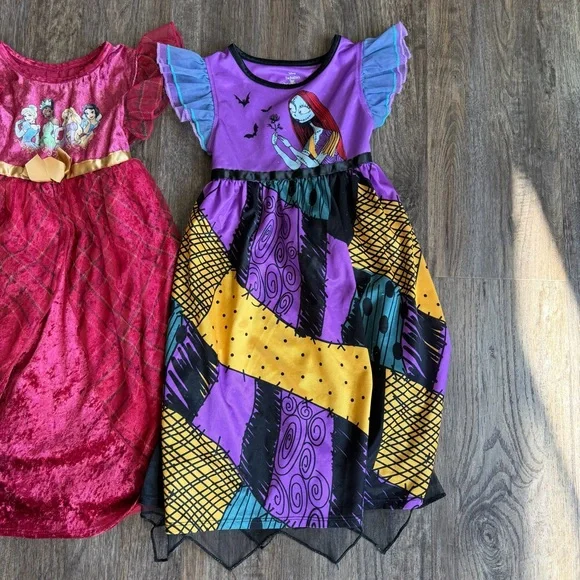 Disney Princess Toddler Nightgown Set of 5 - Ariel Belle Tiana Sally 4T/5T - Picture 5 of 6